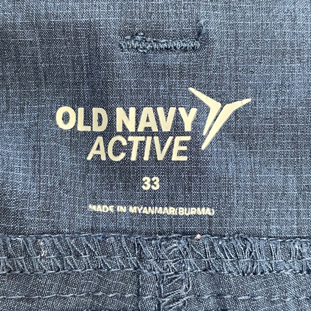 Old Navy Active Golf Shorts Lightweight Stretch Navy Size 33 - Picture 2 of 5
